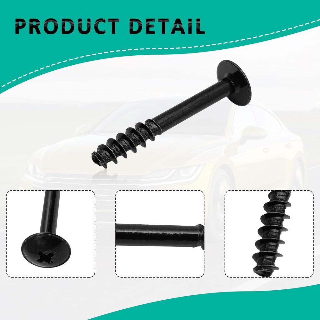 4PCS BAS01004 Air Filter Box Screw, Air Box Cleaner Screw Compatible with VW 13384034 GM WHT002087 Jaguar/Range Rover C2S11217