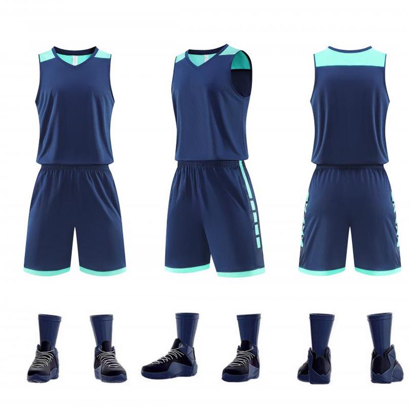 Speedy Quick-Drying Breathable Basketball Uniform Set for Men's Training & Competitions