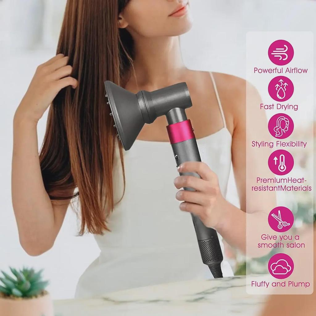Dyson Hair Dryer & Curler Nozzle Adapter Diffuser