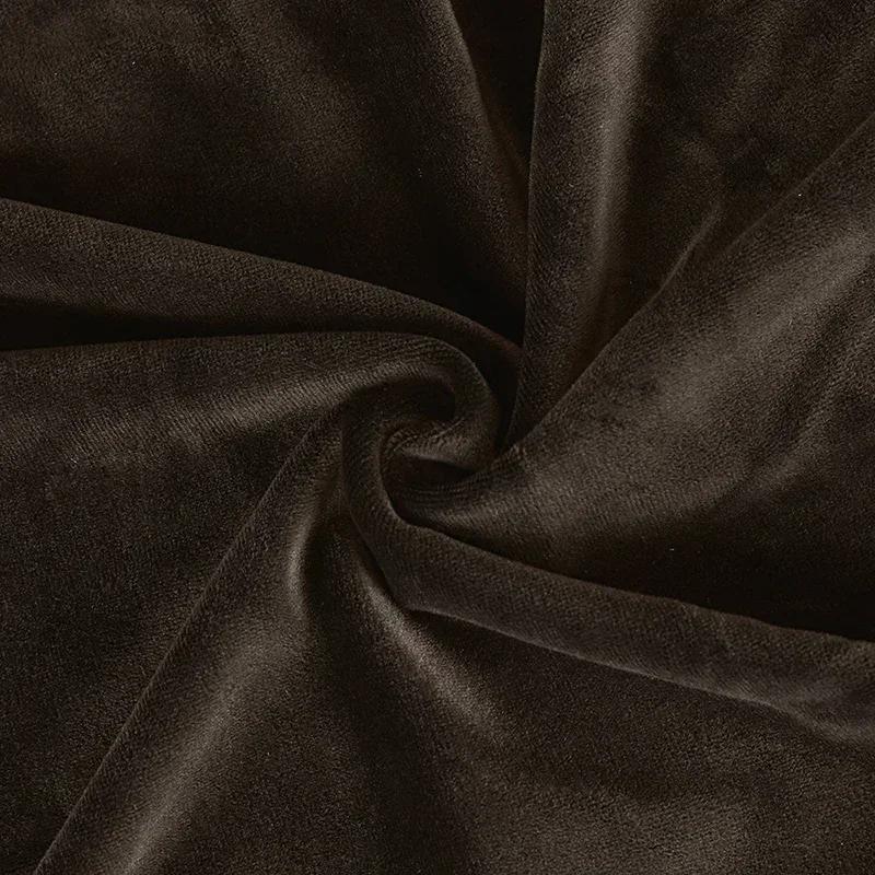 Housse de chaise courte en velours pour dossier, petite taille, housses de chaise réglables, housse de siège pour chaise de bar pour salle à manger, maison