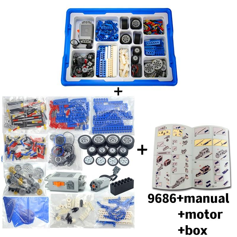 9686Technical Parts Multi Technology Programming Educational School Students Learn Building Blocks Power Function Set for Kids