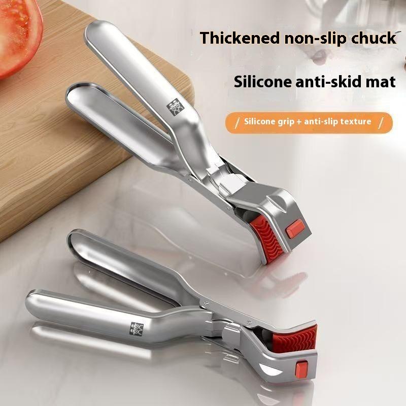 Dish Plate Clip Anti-Scald Bowl Clip Gripper Ergonomic Handle Bowls Clamp Holder For Frying Pans Air Fryers Steamers Ovens