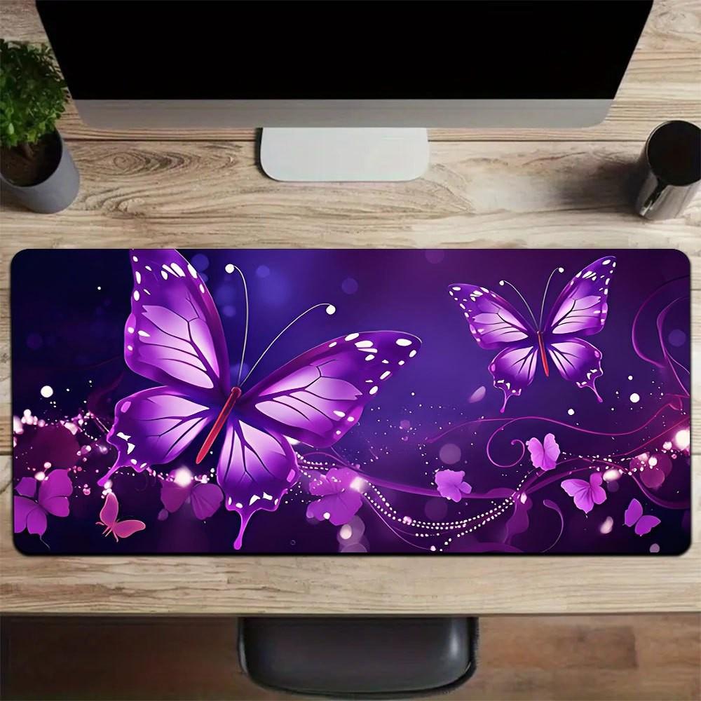 pc Dreamy Butterfly Large Mouse Pad computer mat Desk Mat keyboard mat Office Gaming Table Mat