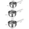 Stainless Steel Non-stick Pan Noodle Pot Thickened Milk Pot Durable Water Spoon  Household