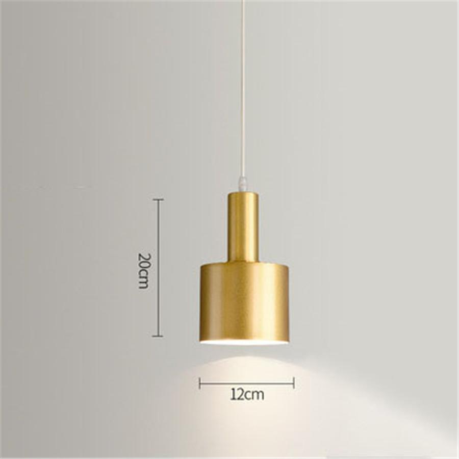 Thrisdar Modern Iron Led Pendant Light E27 Bedside Bedroom Bar Hanging Lamp kitchen Restaurant Dining room Pendant Lamp