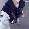 Unisex Vintage Letter Embroidery Baseball Jacket: Loose Fit for Spring & Autumn