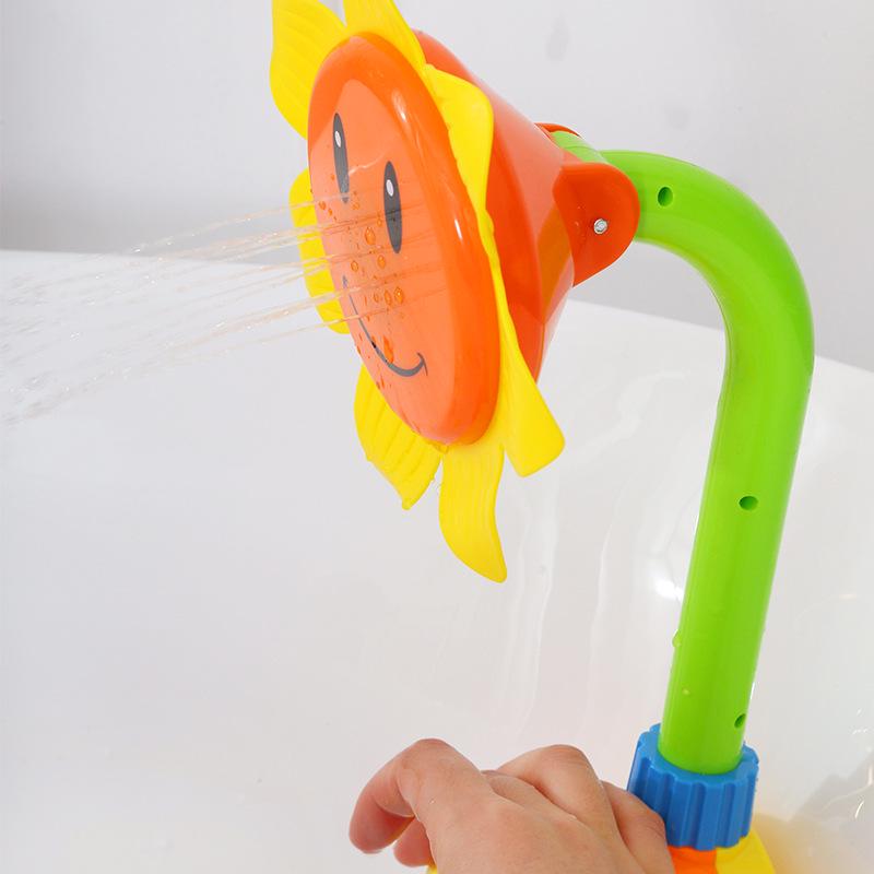 Electric Sunflower Shower Bath Toy for Infants & Toddlers