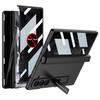 GKK For Samsung Galaxy Z Fold6 5G Case with Privacy Screen Film,Pencil Slot Magnetic Hinge Hard PC Phone Cover