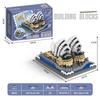 London Twin Towers Architectural Model Puzzle - High Difficulty Brain-Teaser Blocks Ornament