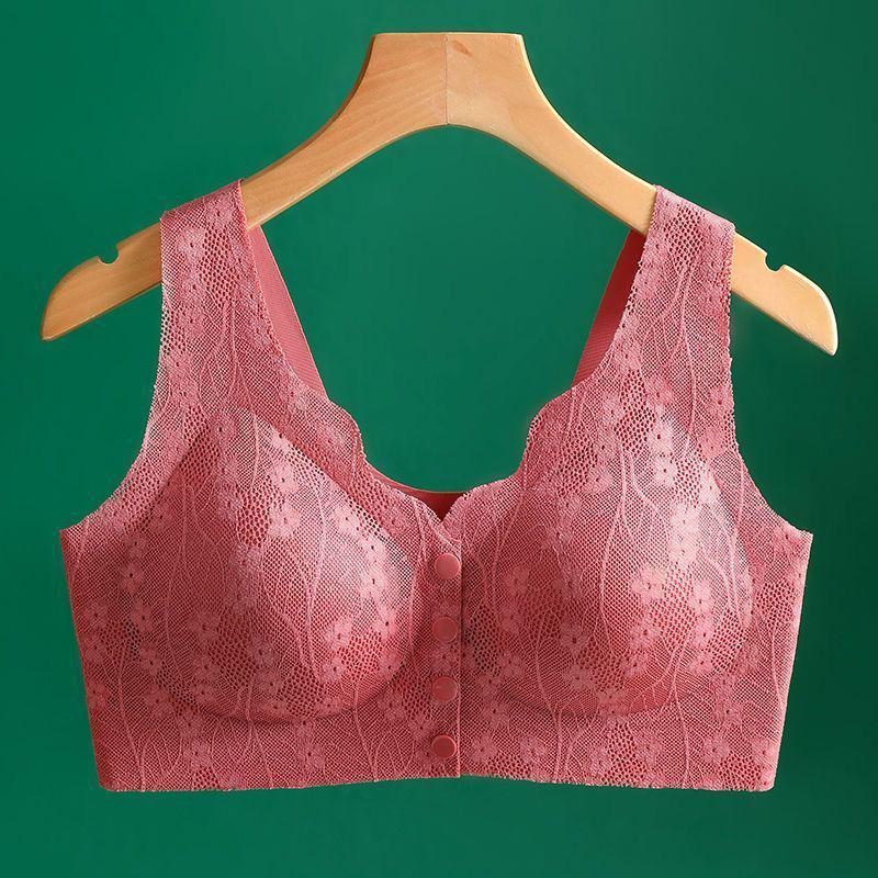 Upgraded Front-Button Comfort Bra for Middle-Aged and Elderly: Breathable, Anti-Sagging Sports Design