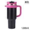 40oz Double Wall 304 Stainless Steel Tumbler with Handle, Dual Drink Sliding Lid Large Capacity Iced Coffee Cold Cup