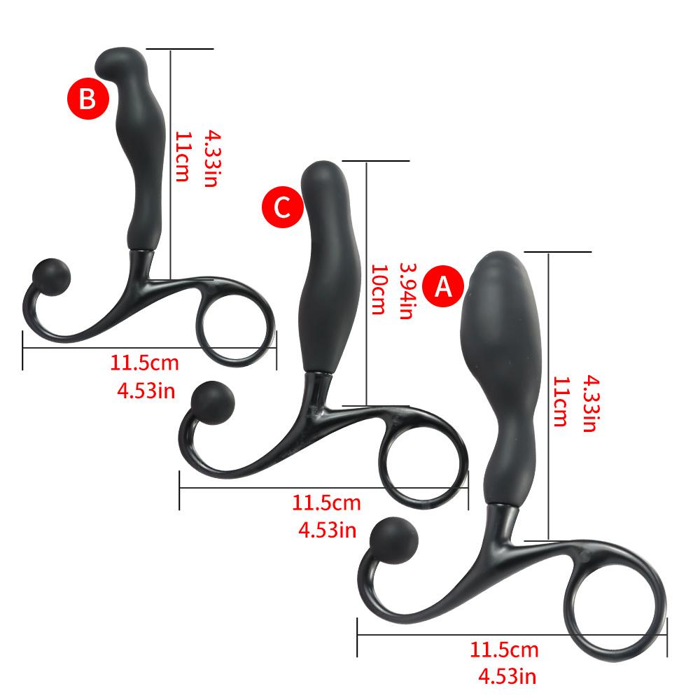 Silicone Vaginal Stimulation Anal Plug 2 In 1, Male Prostate Stimulation, Female Vaginal Anal Masturbator, Adult Sex Toys 18+