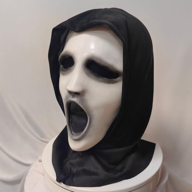 Halloween Scary Ghost Face Mask Black Cloth Horror Cosplay Party Prop