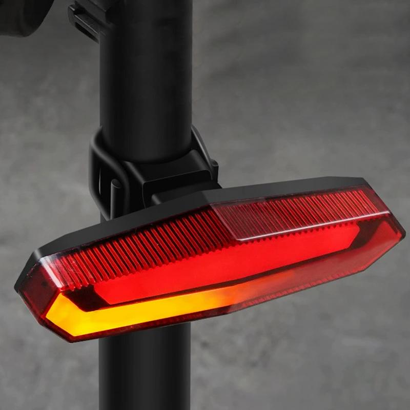 Remote Bicycles Tail Light Turn Signals Smart Waterproof Bicycles Remote Control Rechargeable Taillight 5 Modes Ultra Bright