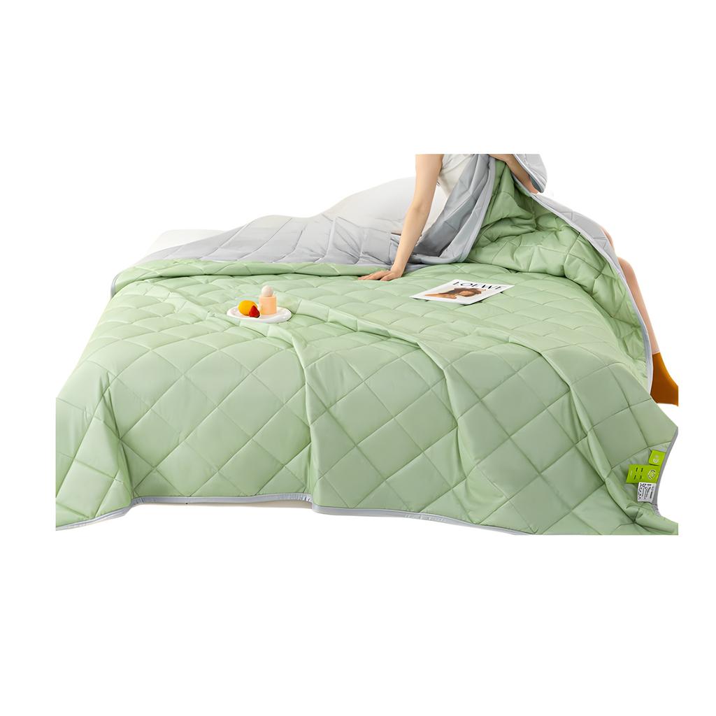 Cool Ice Silk Summer Quilt Solid Summer Quilt Air Conditioning Quilt Summer Thin Grade A Cooling Blanket Lightweight Cool Duvet