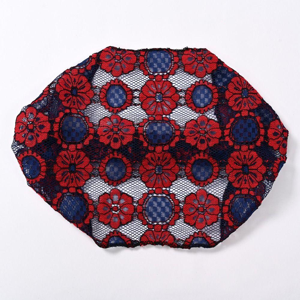 Hollow Mesh Flower Headband Hair Hoop Wide Side Head Wrap Sweet Lace Hairbands  Female/Girls