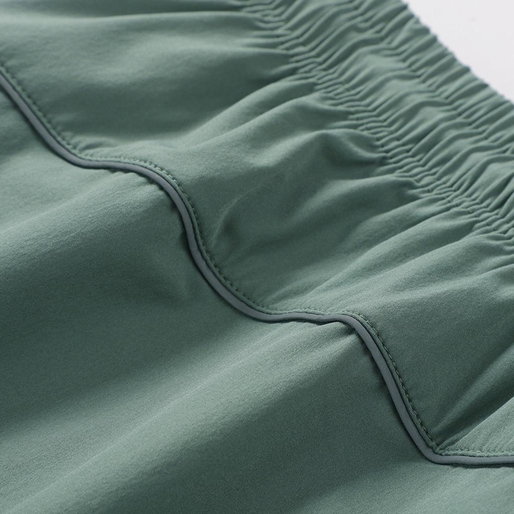 Men's Summer Drawstring Sports Casual Solid Popular Slightly Elastic Three-point Sports Pants