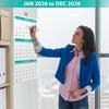 3 Month 2026 Calendar - 2026 Wall Calendar from January 2026 - December 2026, 3-Month Display Calendars (Folded In a Month), 11.3" X 26" (When