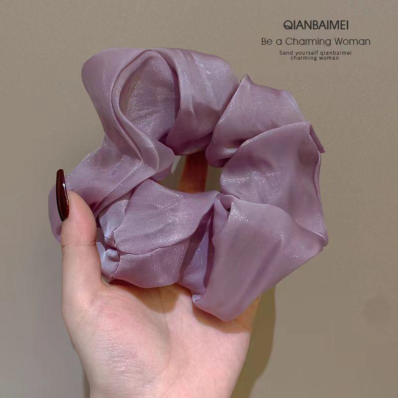 Women's Fresh Intestine Hair Tie: Gentle, Versatile, Sweet & Cute for Damage-free, Stylish Buns this Summer