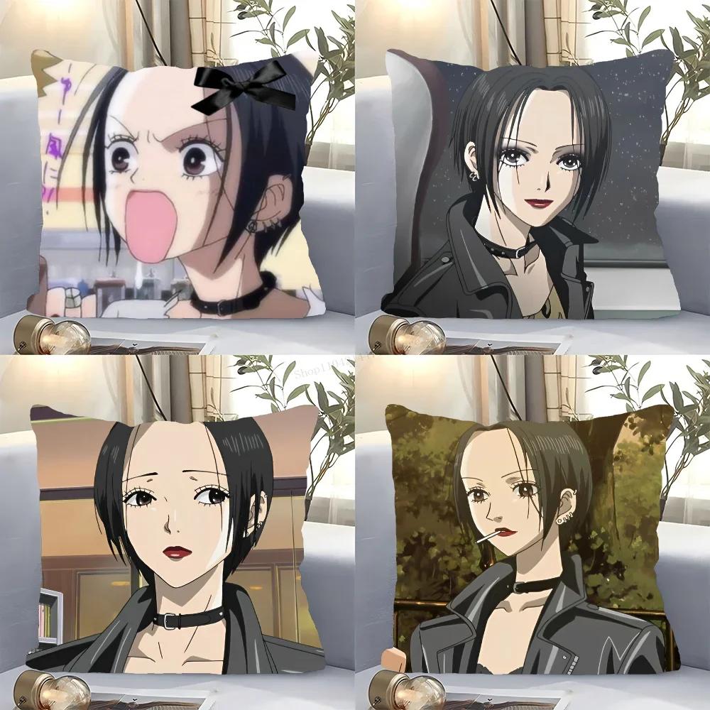 1pc Japanese Classic Anime NANA Pillow Case Square Bedroom Sofa Leisure Comfort Cushion Car Living Room Home Decoration