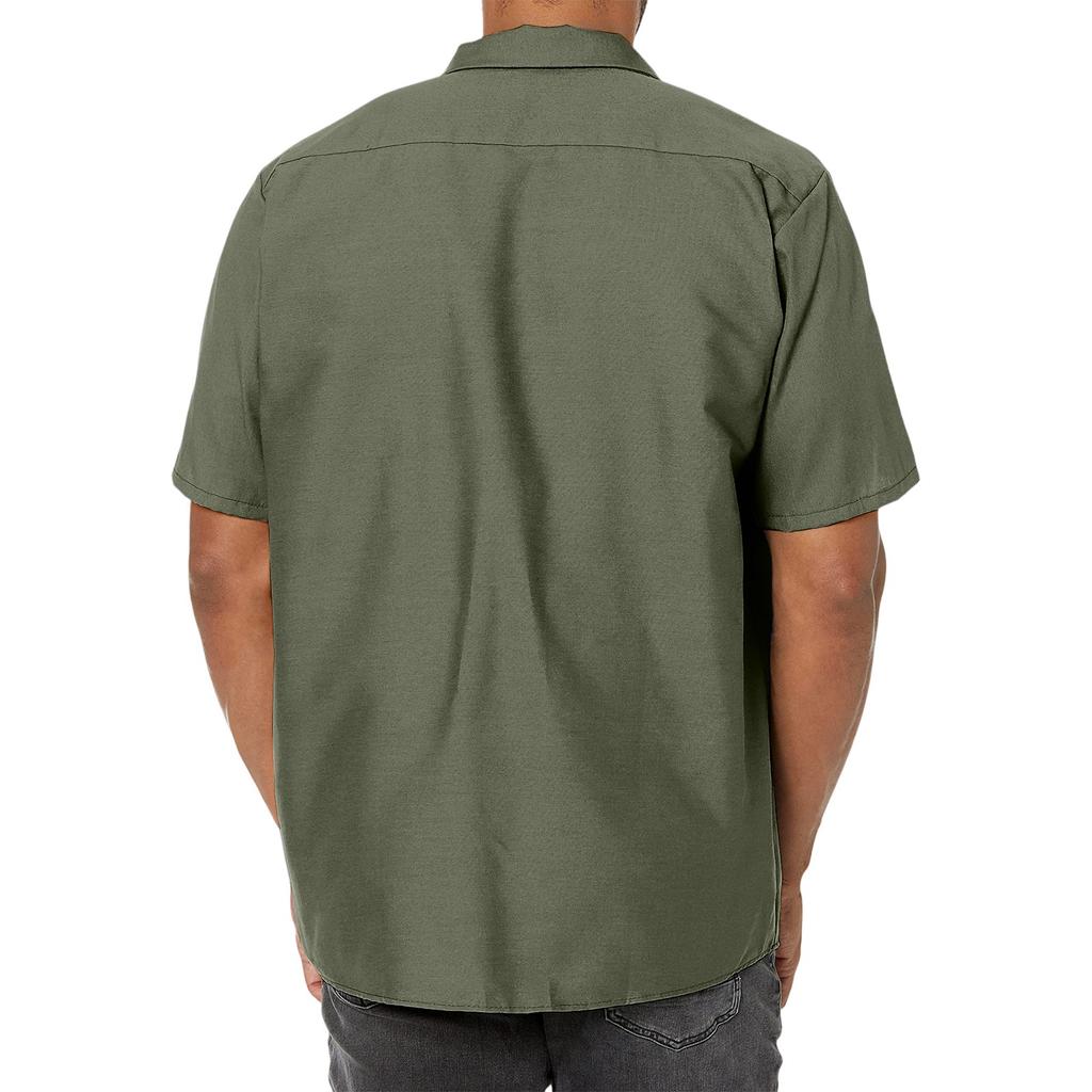 Men's Loose Classic Lapel Multi-pocket Industrial Work Shirt Top