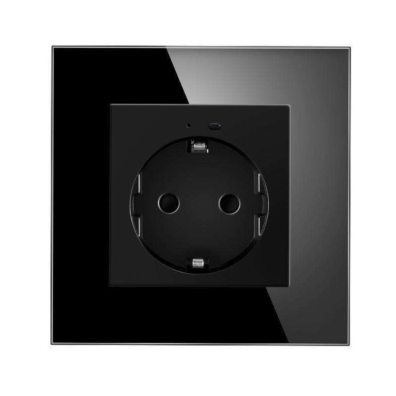 European Standard Smart WiFi Socket with APP Remote, Voice Control, Timer & Power Monitoring