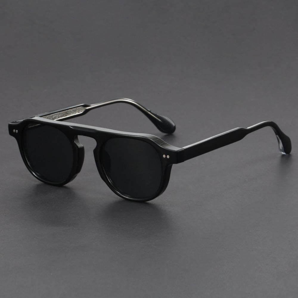 Brand Genuine Vintage Glasses for Men Women Fashionable Tortoiseshell Acetate High Quality Shades