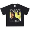 Camiseta de Kanye West, Tejido Suave, Informal para el Uso Diario