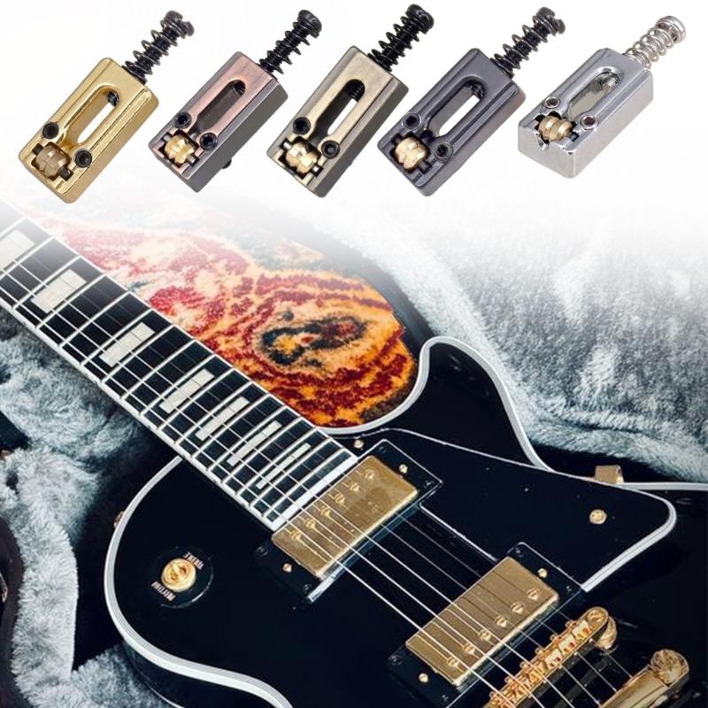 Stable Electric Guitar Bridge Roller Saddles Suitable for Tremolo Compatibility in Various Color Ensuring Easy Setup