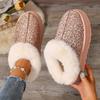 2025 Autumn and Winter New Women's Thick Sole Thickened Plush Snow Boots Sequins
