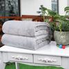 Polyester Soft Warm Solid Color Blanket Sleep Cover Rug for Home Bedroom Bedding