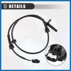 Front Left ABS Sensor, Wheel Speed Sensor, for Nissan Sentra 2007-2012, Plastic, No.47911ET000, Black Item Replacement
