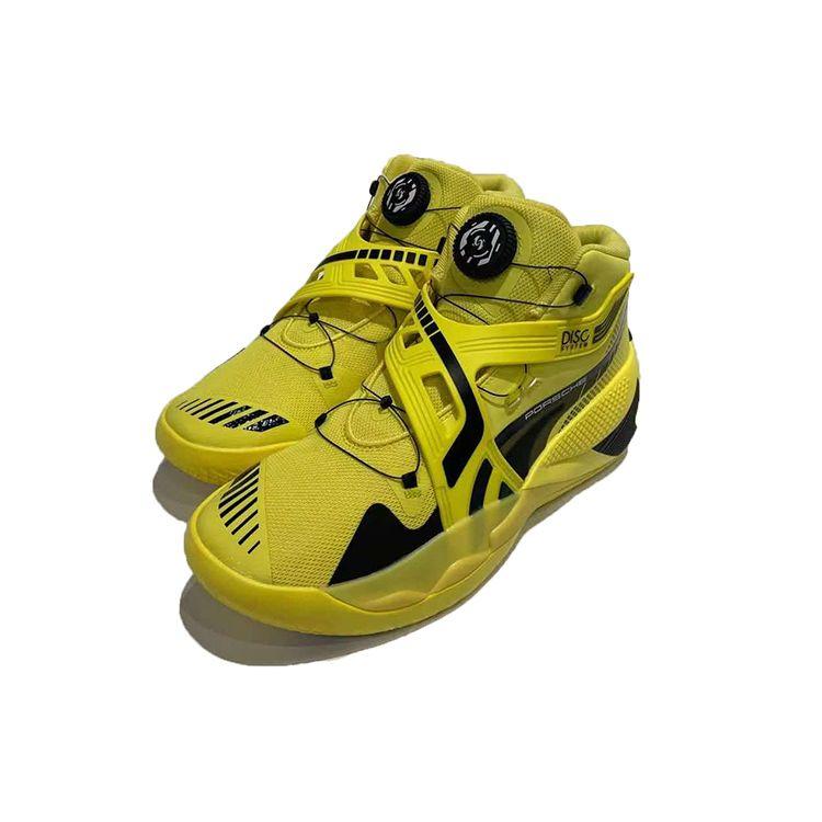 Puma Porsche Legacy X Disc Rebirth Celandine Men Sneakers Yellow Black 195370-01