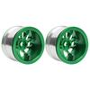 Aluminum Alloy Bdlock Wheel Rims with Lock NonSticky for 1/10 RC Crawler Cars(Black )