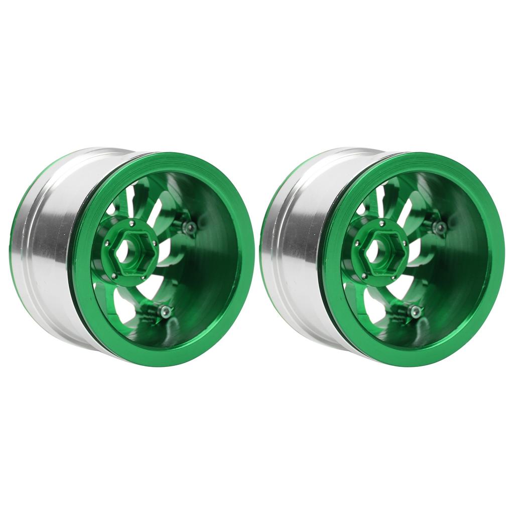 Aluminum Alloy Bdlock Wheel Rims with Lock NonSticky for 1/10 RC Crawler Cars(Black )