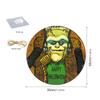 1pc Halloween Horror Portrait Wooden Listing, Halloween Family Party Holiday Decoration Wall Hangings, Halloween Party Decoration Supplies