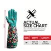 Heavy Duty Gardening Gloves With Leather Palm Spandex Back Puncture Resistant Abrasion Proof Outdoor Work