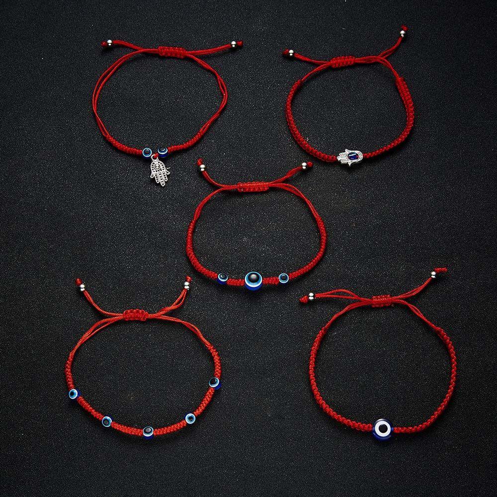 Gift 5 Style Beads String Lucky Turkish Demon Eye Fashion Accessories Bracelets Bangles Jewelry