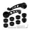 1Pair Black Aluminum Car Truck Manual Door Window Winders Crank Handle Universal