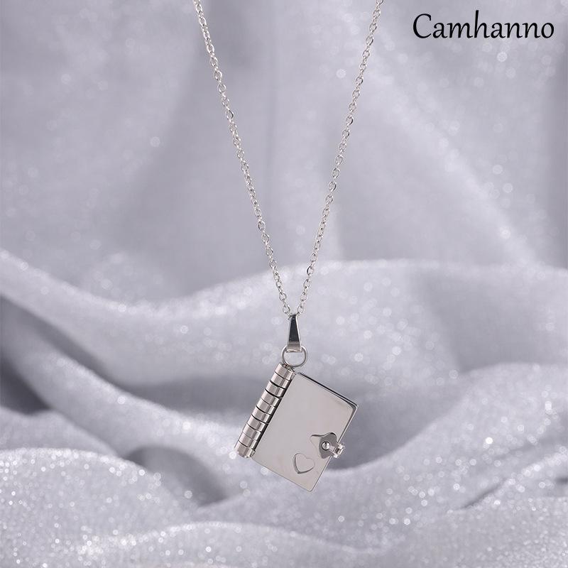 Titanium Steel Love Letter Pendant Necklace for Couples - Clavicle Chain for Girls.