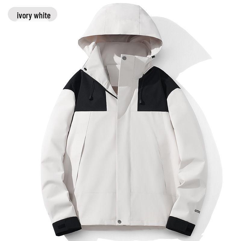 

Унисекс Спортивная Ветрозащитная и Водонепроницаемая Куртка для Альпинизма - Модный Свободный Крой S