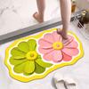 Household Simple Bathroom Small Fresh Non-slip Absorbent Living Room Room Room Entry Door Floor Mat Toilet Door Mat Quick Drying