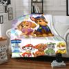 1Pc Pawsome Christmas Adventure Blanket Soft And Comfortable Casual Warm Camping Travel Christmas Halloween Gift M91768