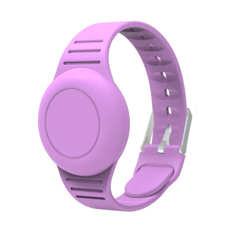 Silicone Wristband for Apple Air Tag Lightweight GPS Tracker Holder Luminous Kids Watch Bracelet Waterproof Children Watch Band