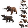 Realistic Black Bear And Brown Bear Forest Animal Model Figurines Perfect For Kids