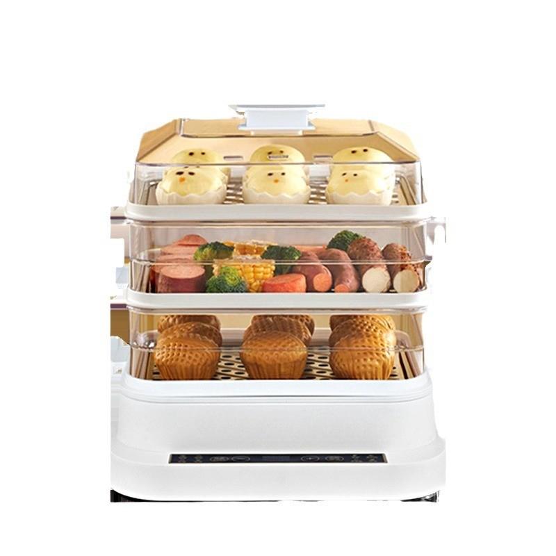 800W Kitchen Cooking Tool Household Intelligent Large Capacity Steamer Multifunctional Electric Steaming Pot
