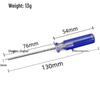 Crystal Pattern 3mm Magnetic Flathead Phillips Screwdriver for Household and Toy Repair