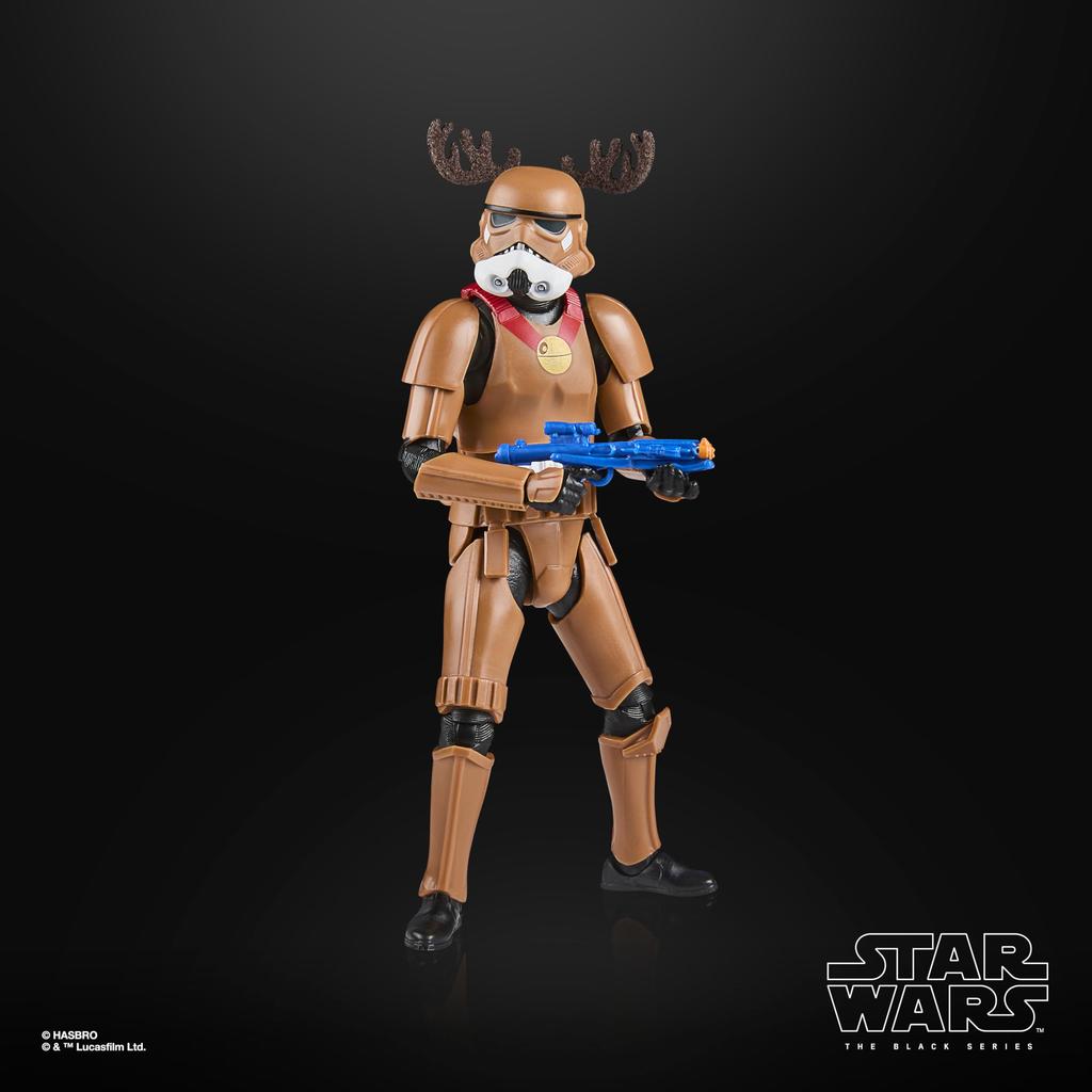Hasbro Star Wars Black Series Stormtrooper (Holiday Edition), Star Wars Premium Collectible 15cm Action Figure G1398, Authentic
