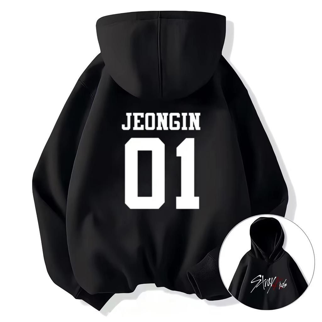 Hot Vintage Graphics Print Stray Kids Hoodie Women Men Casual Hip Hop Streetwear Long Sleeve Fleece Pullover Unisex Sweatshirts
