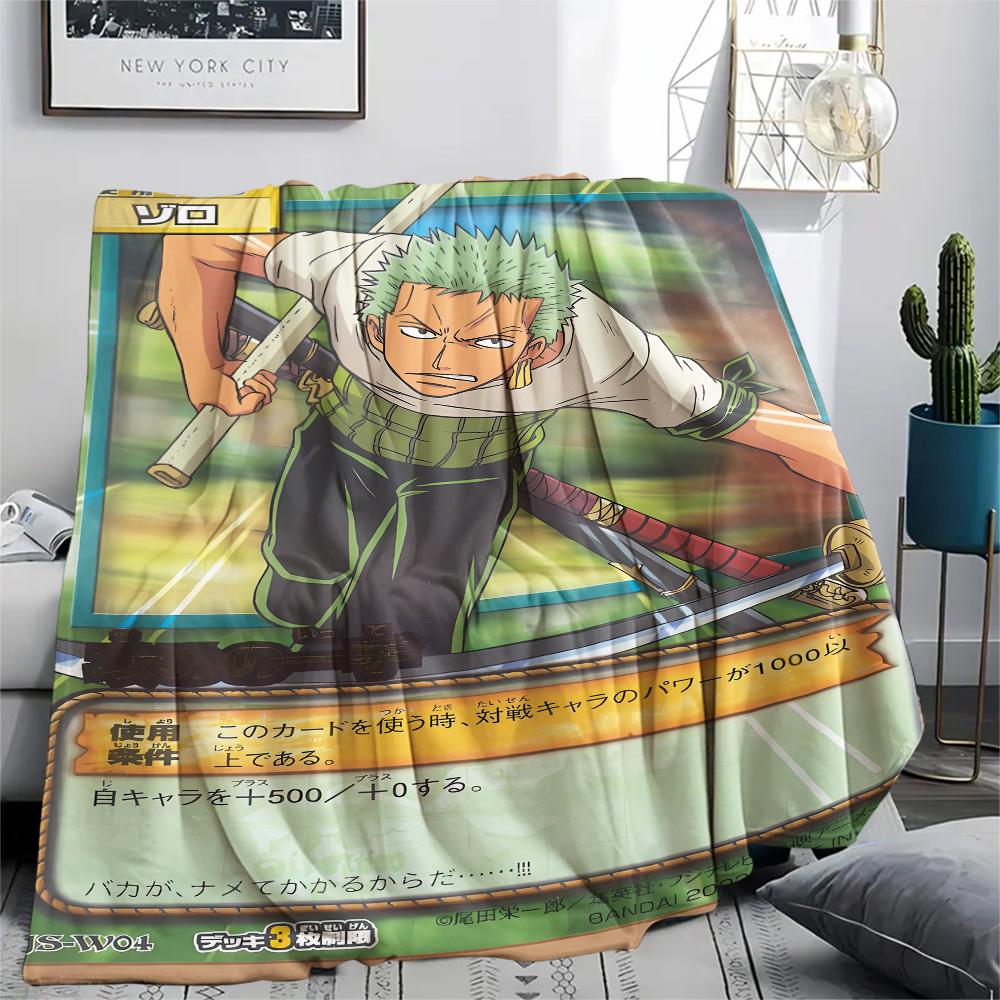 One Piece character Print Flannel Blanket,High quality Comfortable for All Seasons,Home Decor,Warmth and Comfort,Perfect for Christmas Gifts